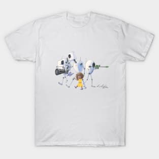 Girl Teaching Bots T-Shirt